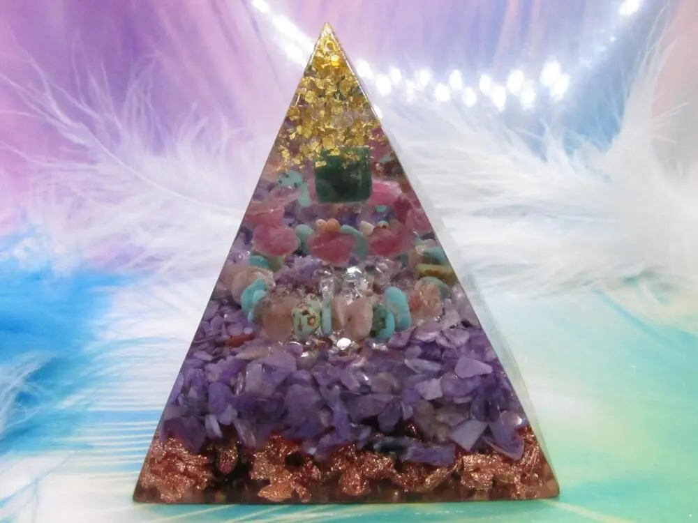 Orgonit Pyramida "Hojnost & Rozvoj & Láska"