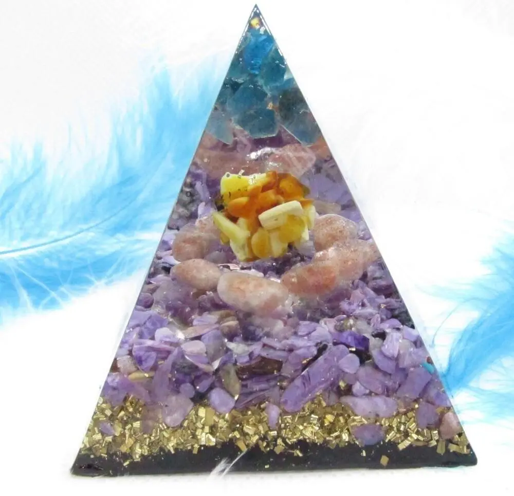 Pro uzdravující spánek & šťastný den, orgonit pyramida