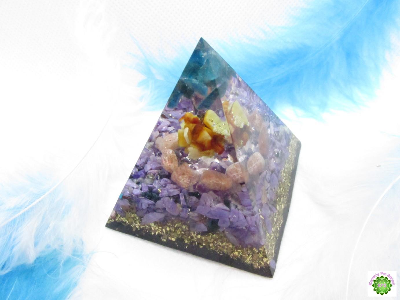 Pro uzdravující spánek & šťastný den, orgonit pyramida 