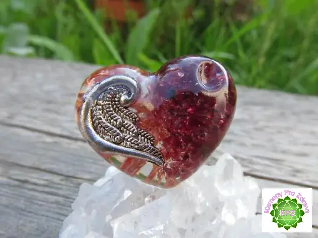 Dárek k nákupu nad 500,- Orgonit srdíčko - "Andělské povzbuzení"