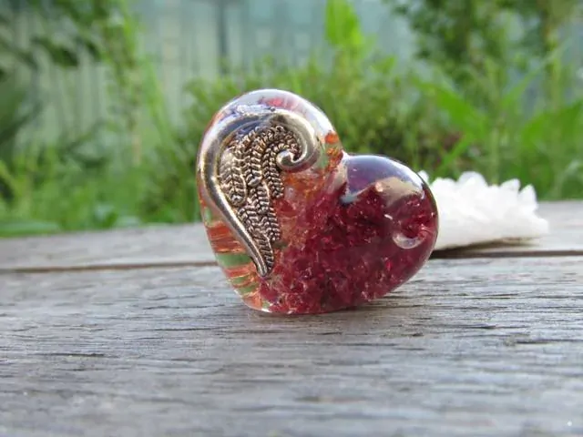 Dárek k nákupu nad 500,- Orgonit srdíčko - "Andělské povzbuzení"