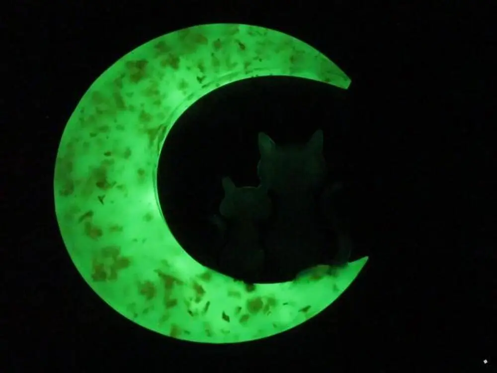 Orgonit Světluška - "Kočičí strážci" se šungitovým pudrem