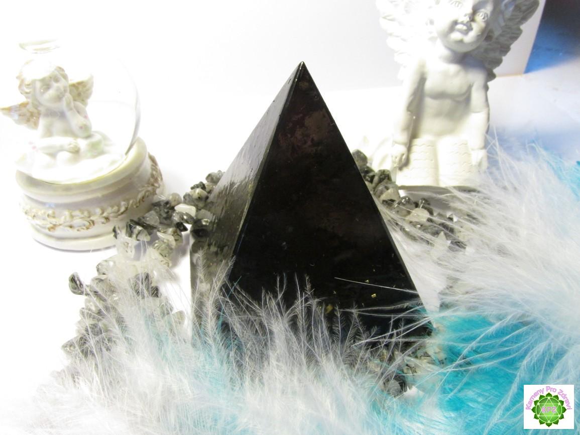 Dárek k nákupu nad 1.200,- Orgonitová pyramida - se surovým šungitem a šungitovým pudrem