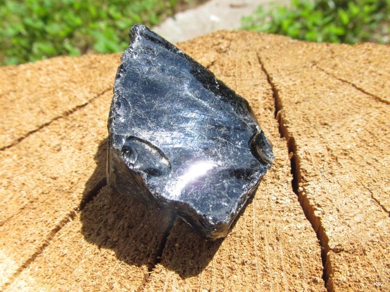 Surový Obsidián černý, 27gr