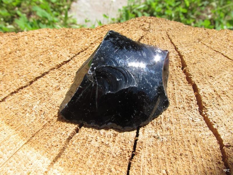 Surový Obsidián černý, 21gr