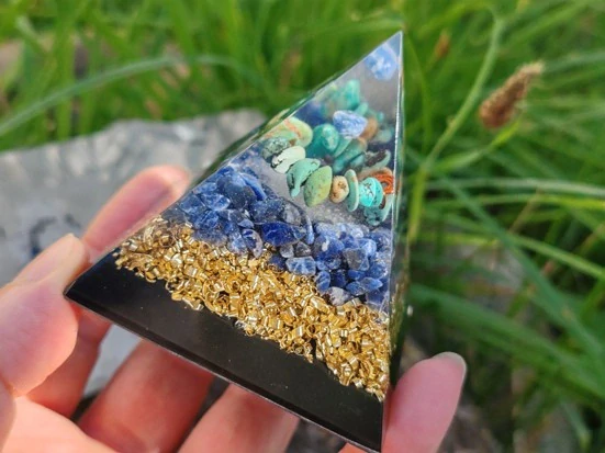 Orgonitová pyramida "Hluboké poznání & Důslednost pro Střelce"