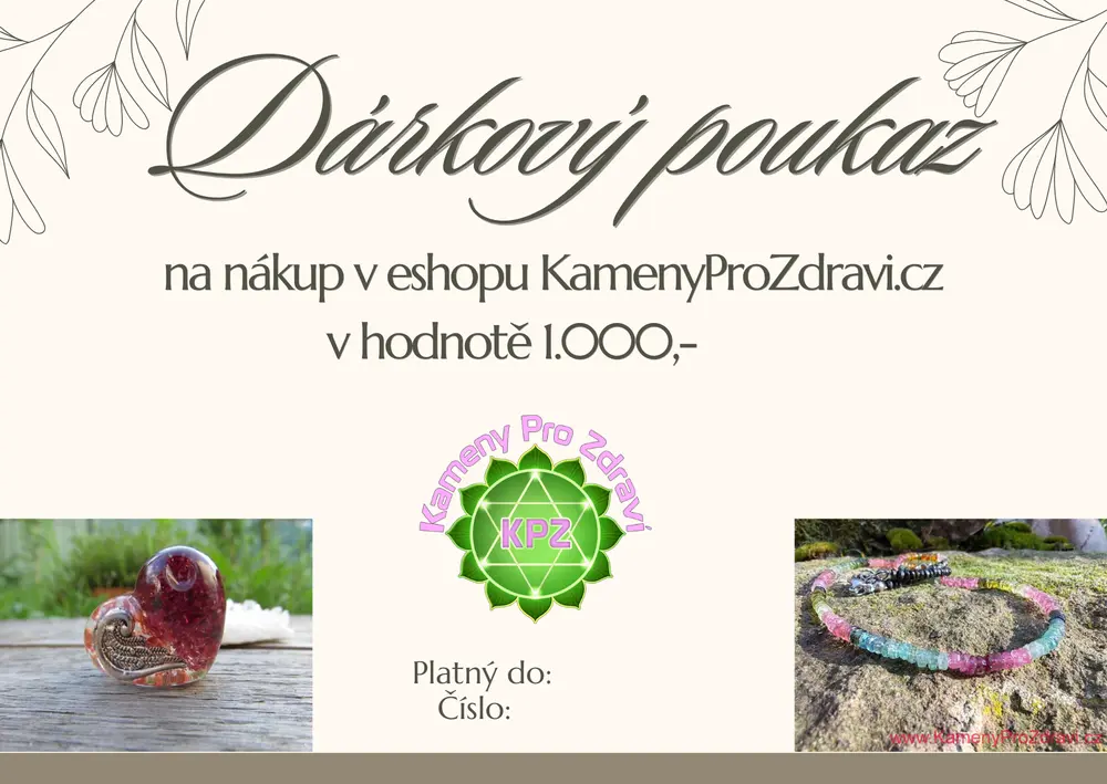 Dárkový poukaz v hodnotě 1.000,-