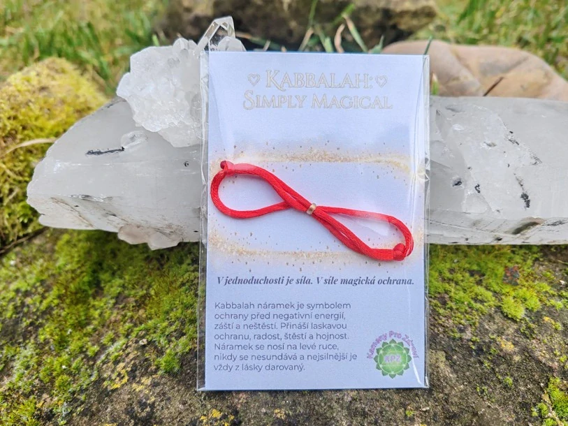 Kabbalah náramek „Simply magical“ – Červená ochrana & Nekonečná síla