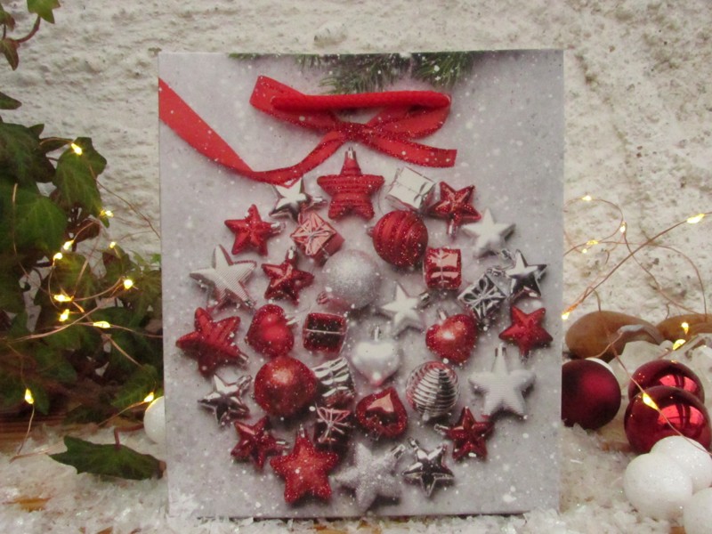 DÁRKOVÁ TAŠKA VÁNOČNÍ - malá 12x14x6 cm