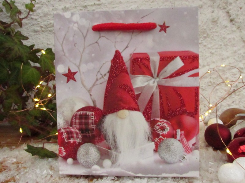 DÁRKOVÁ TAŠKA VÁNOČNÍ - malá 12x14x6 cm