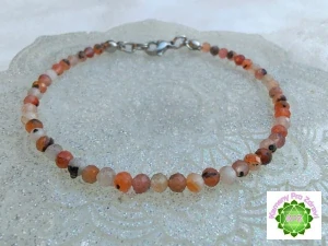 Dárek nad 500,- - Karneolový náramek „Sluníčková radost“ – energie a optimismus