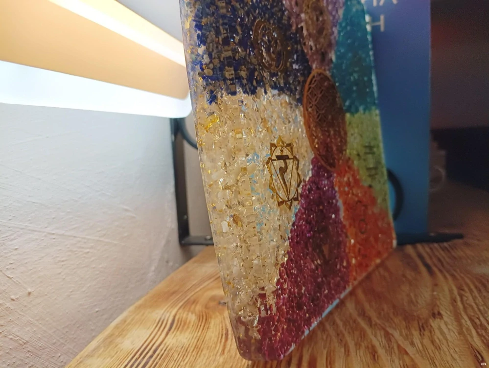 Výroba obrazu na přání  - Léčení čaker Posvátnou geometrií - orgonitový obraz