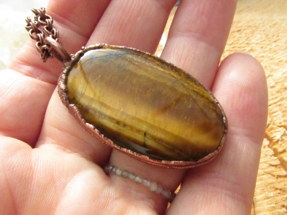 Amulet "Otevři se životu" Tygří oko