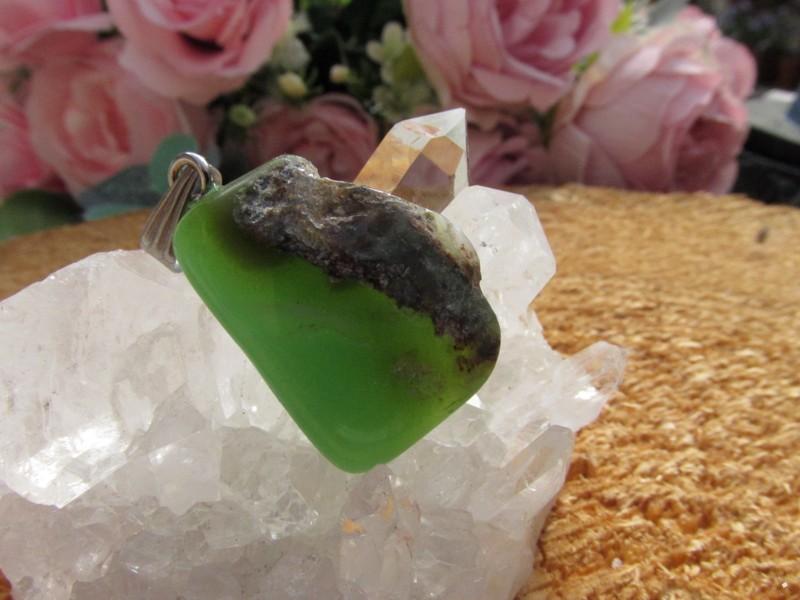 Přívěsek Chryzopras - trpělivý pomocník