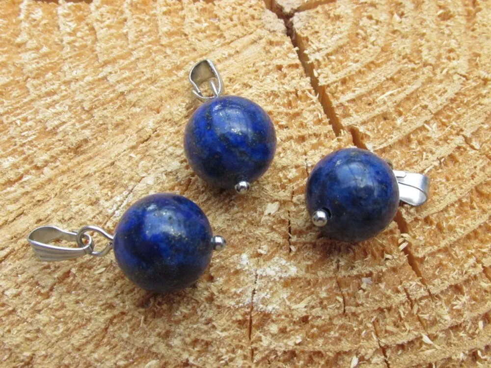 Lapis lazuli přívěsek  - kulička hladká, 12mm