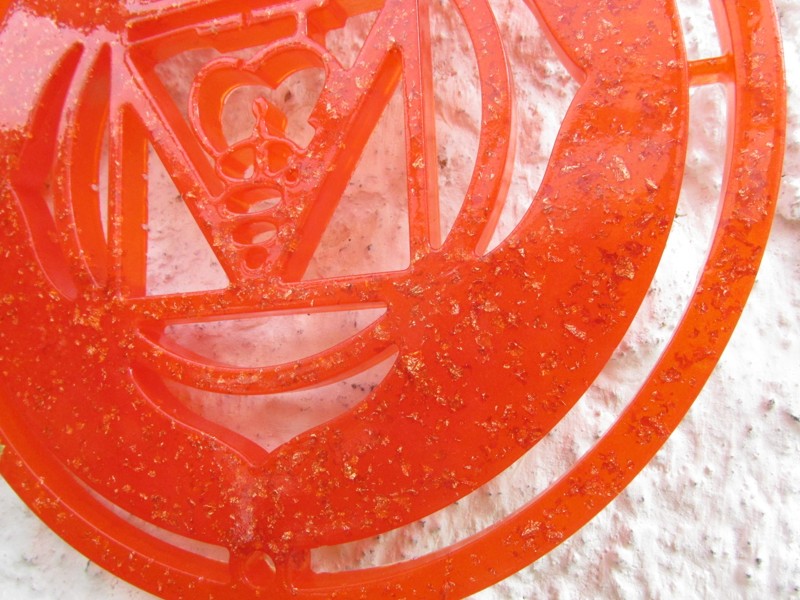 Orgonitový symbol "1. čakra - kořenová"