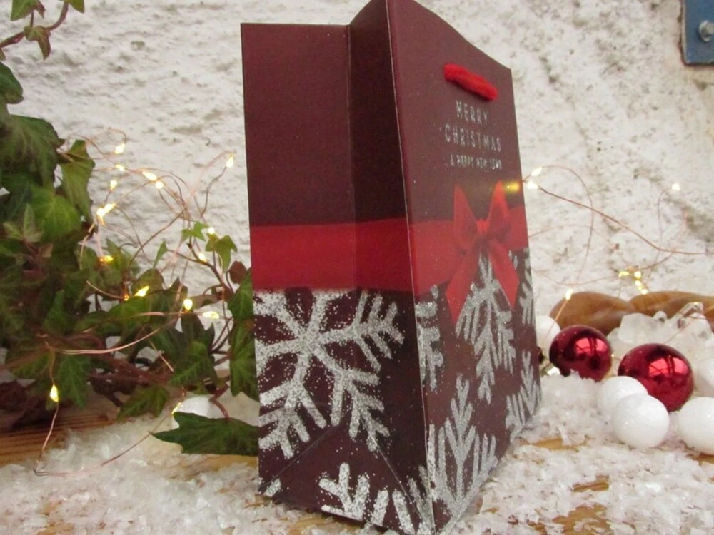 DÁRKOVÁ TAŠKA VÁNOČNÍ - malá 12x14x6 cm