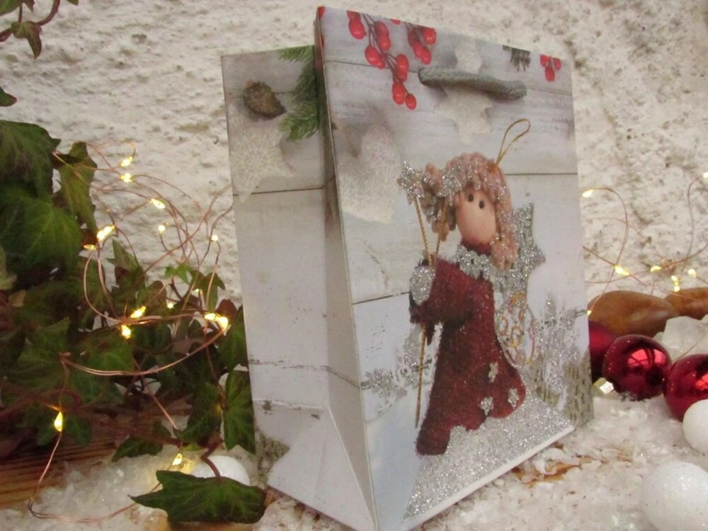 DÁRKOVÁ TAŠKA VÁNOČNÍ - malá 12x14x6 cm