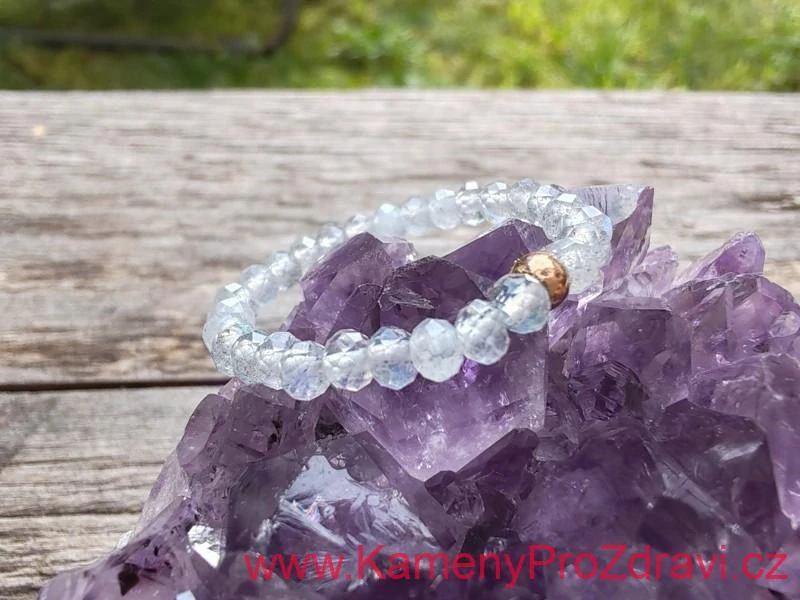 Prsten - Labradorit - rondelky broušené 2x3mm - "Do hloubi duše"