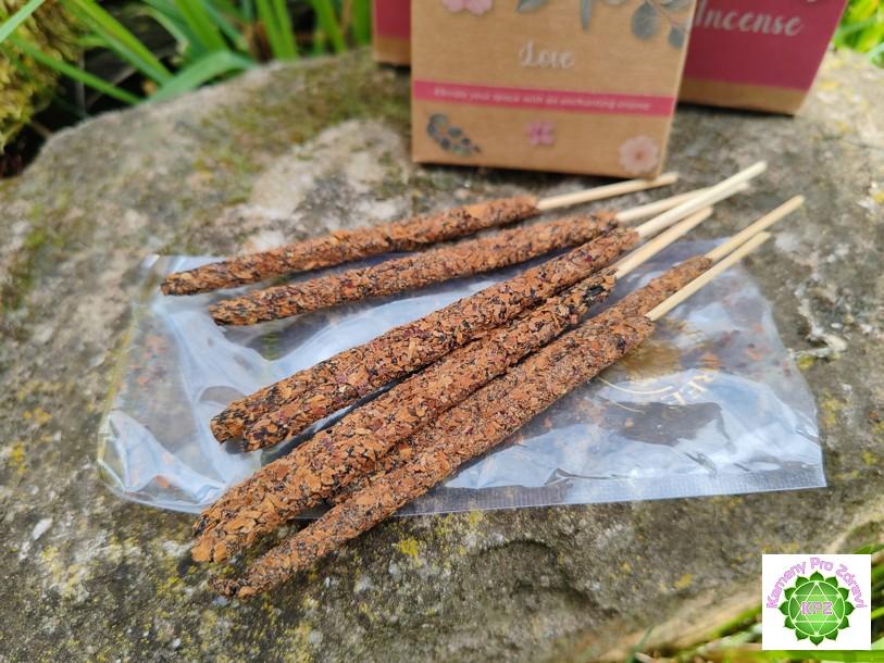 Vonné tyčinky Láska - Růže, Green tree