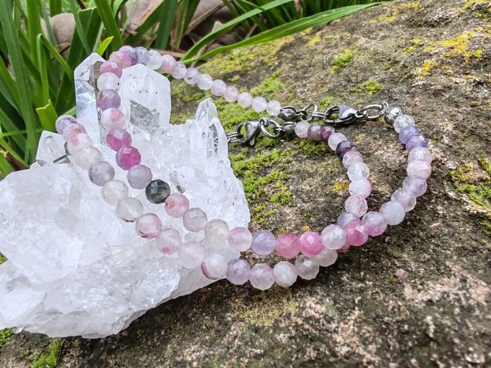 "Esence Magie Jednorožce" náramek Kámen jednorožců - Unicorn stone, broušené kuličky