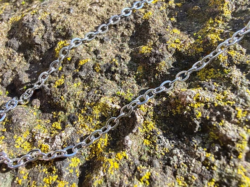 Řetízek nerez ocel  - očka větší, 50cm