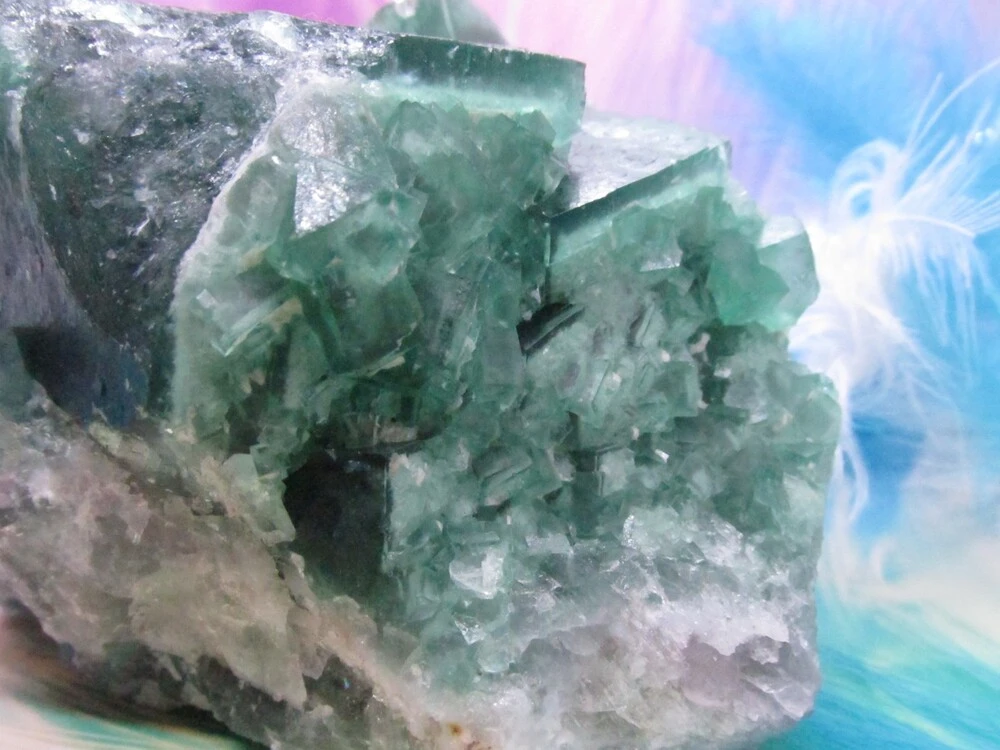 Fluorit drúza - 910gr