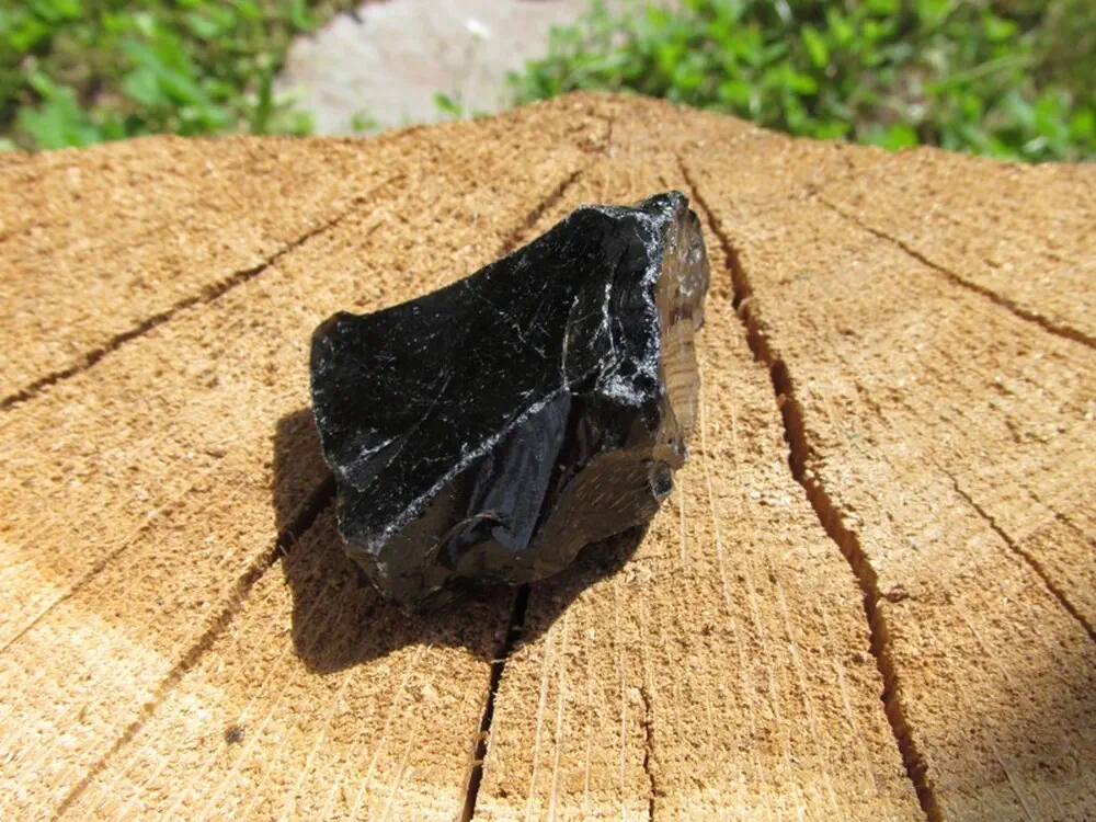 Surový Obsidián černý, 27gr