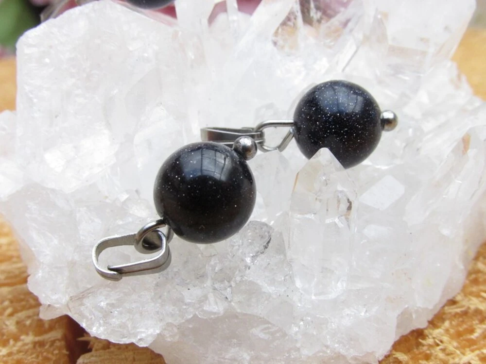 Onyx syntetický přívěsek - kulička hladká, 8mm