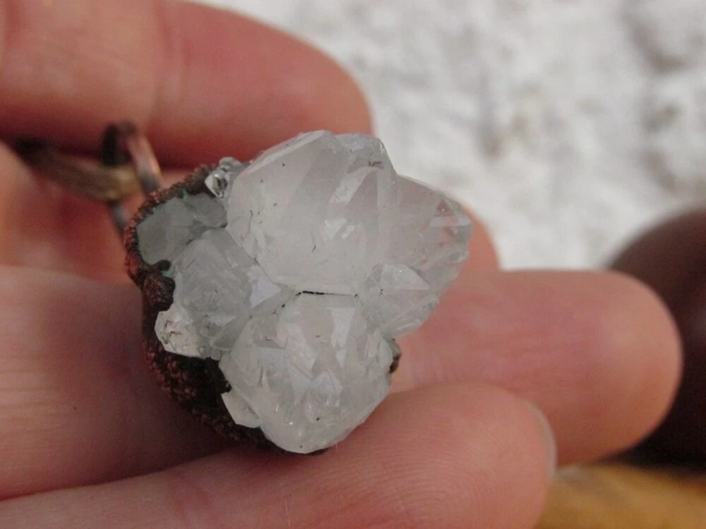 Amulet "Nevinnost" křišťálová minidrúza