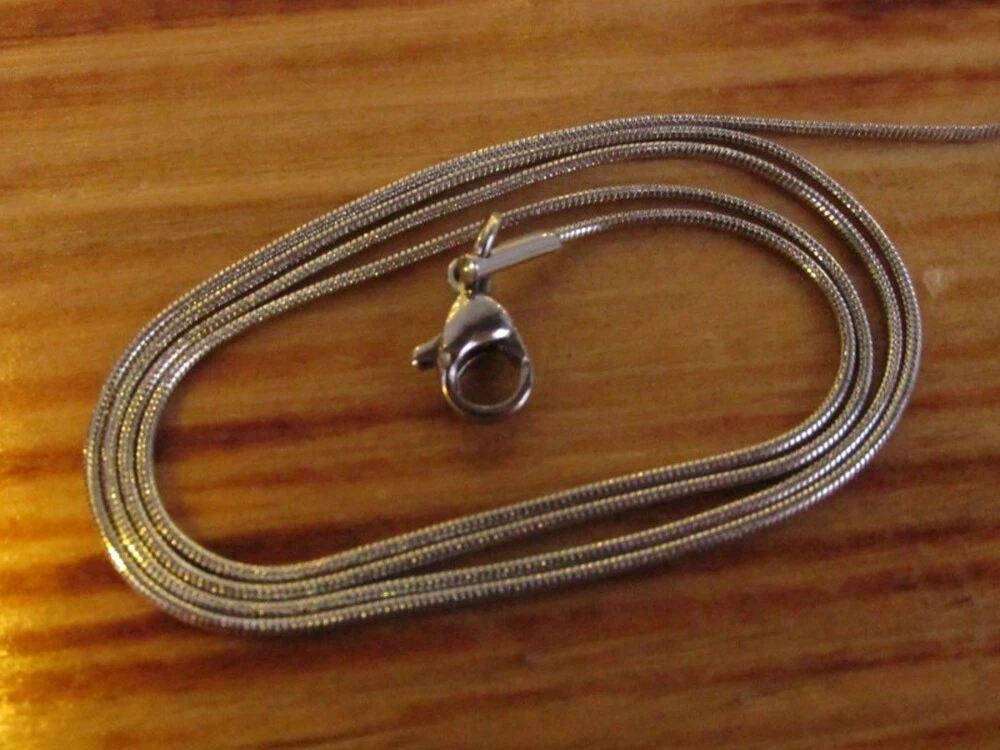 Řetízek nerez ocel  - lanko, 45cm