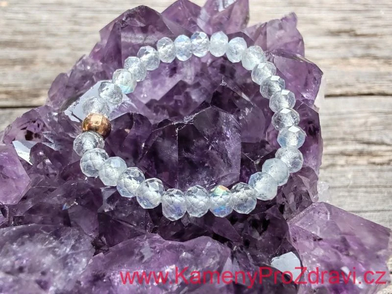 Prsten - Labradorit - rondelky broušené 2x3mm - "Do hloubi duše"