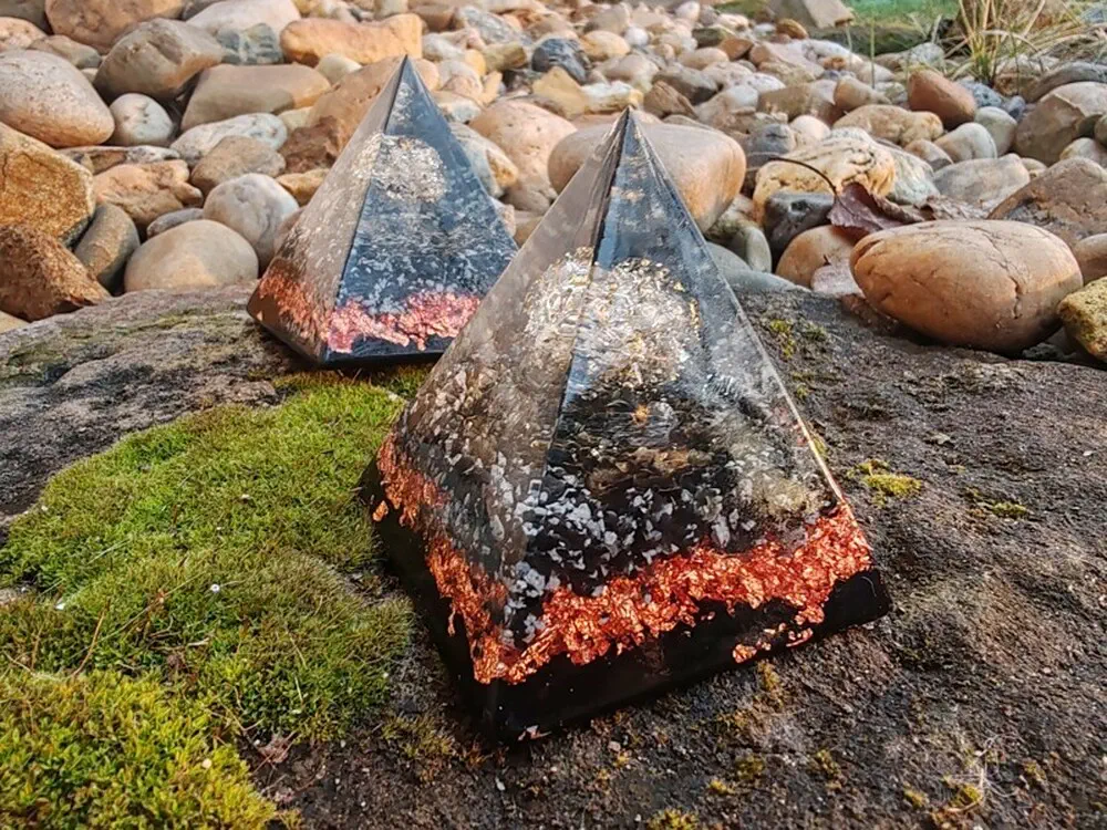 Orgonitová pyramida "Superochránce", extra ochranný orgonit