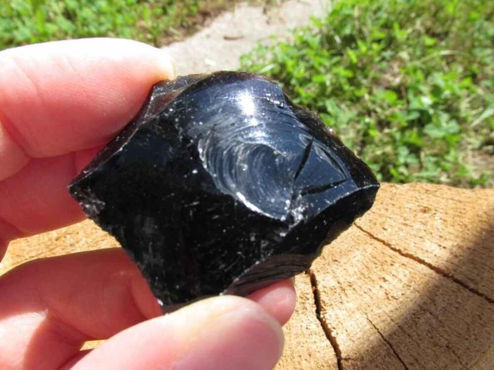 Surový Obsidián černý, 21gr