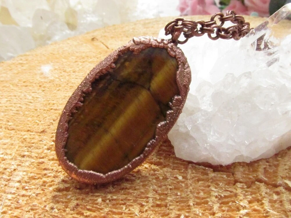 Amulet "Otevři se životu" Tygří oko