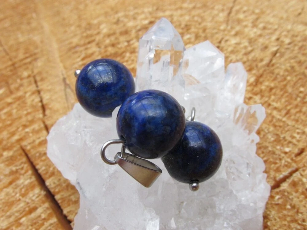 Lapis lazuli přívěsek  - kulička hladká, 12mm