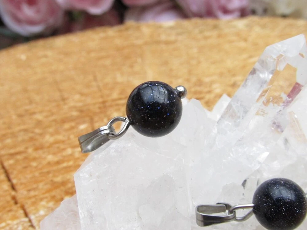Onyx syntetický přívěsek - kulička hladká, 8mm