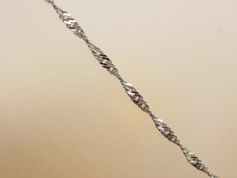 Řetízek nerez ocel - kroucený, 45+5cm
