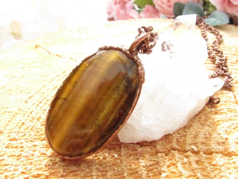 Amulet "Otevři se životu" Tygří oko