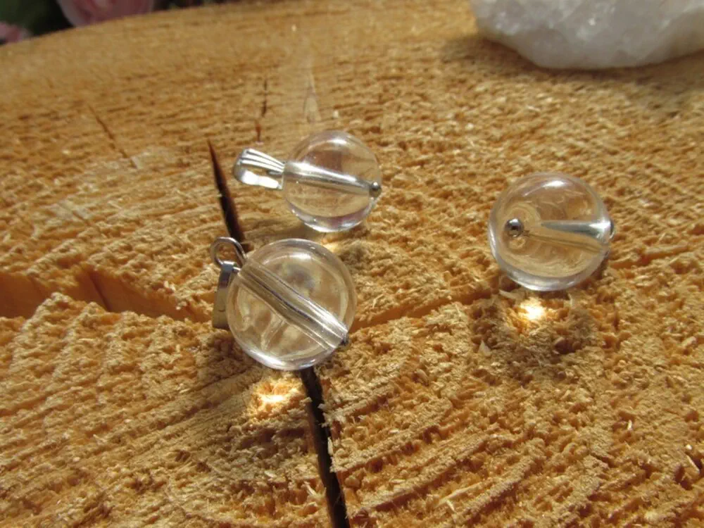 Křišťálový přívěsek - kulička hladká, 10mm