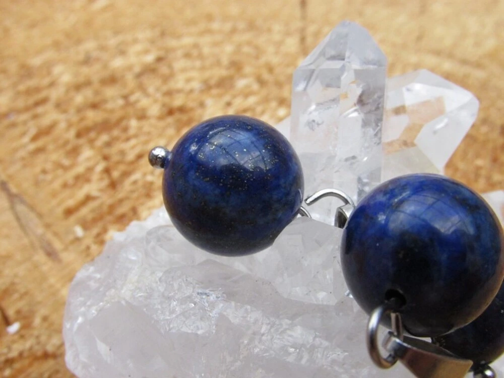 Lapis lazuli přívěsek  - kulička hladká, 12mm