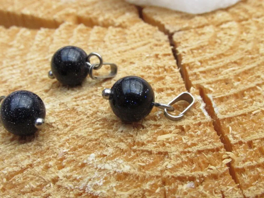 Onyx syntetický přívěsek - kulička hladká, 8mm