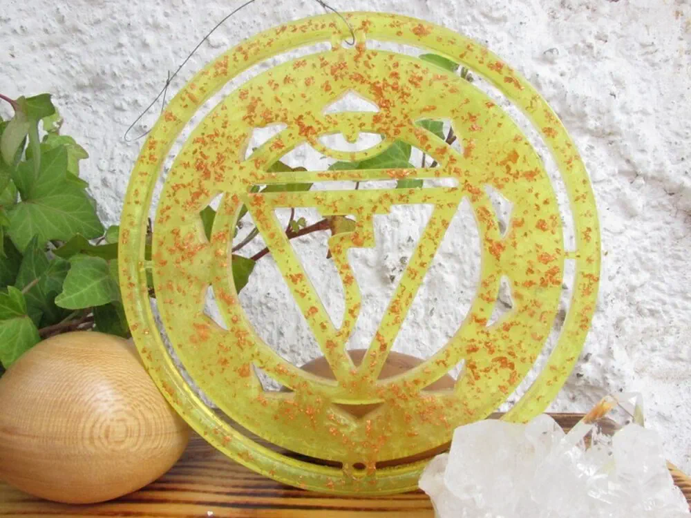 Orgonitový symbol "3. čakra - solar plexus"