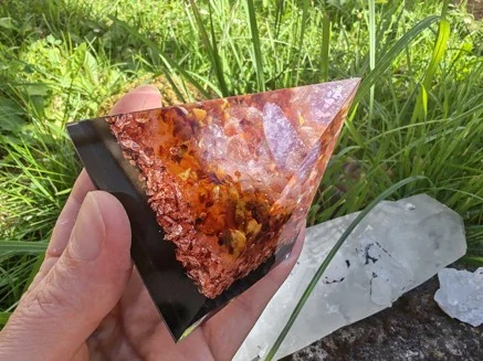 Orgonitová pyramida "Trpělivost a Klid v duši pro Berana"