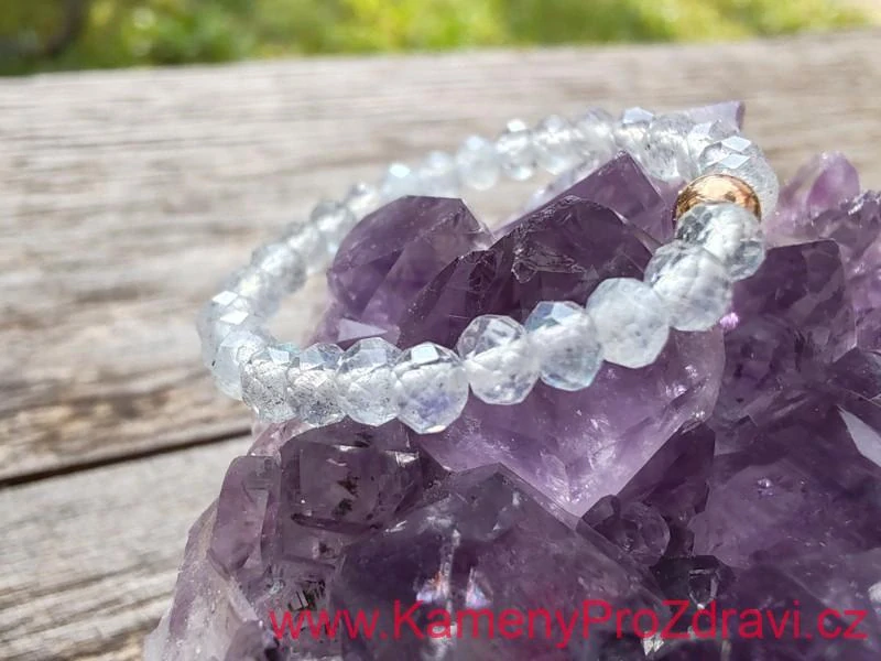 Prsten - Labradorit - rondelky broušené 2x3mm - "Do hloubi duše"