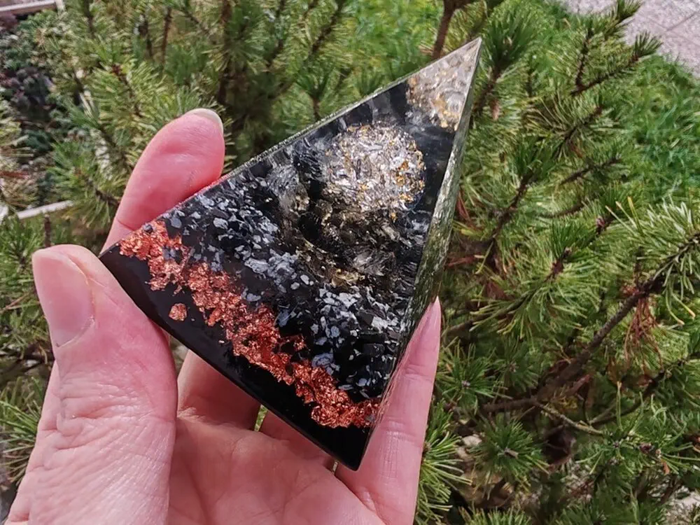 Orgonitová pyramida "Superochránce", extra ochranný orgonit
