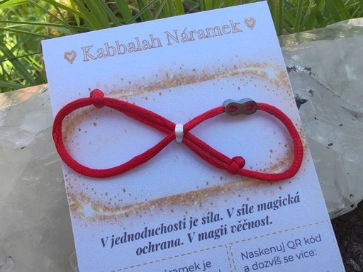 Ochranný Kabbalah náramek Nekonečno, nerezová ocel