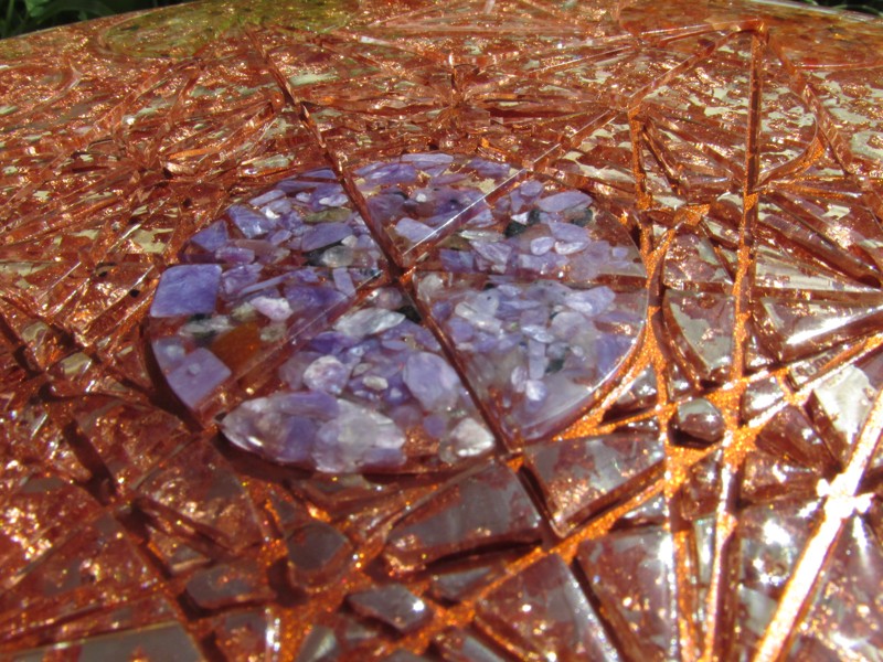 Metatronova krychle & Čakry - ochrana a harmonizace s velkým dosahem, orgonitový obraz