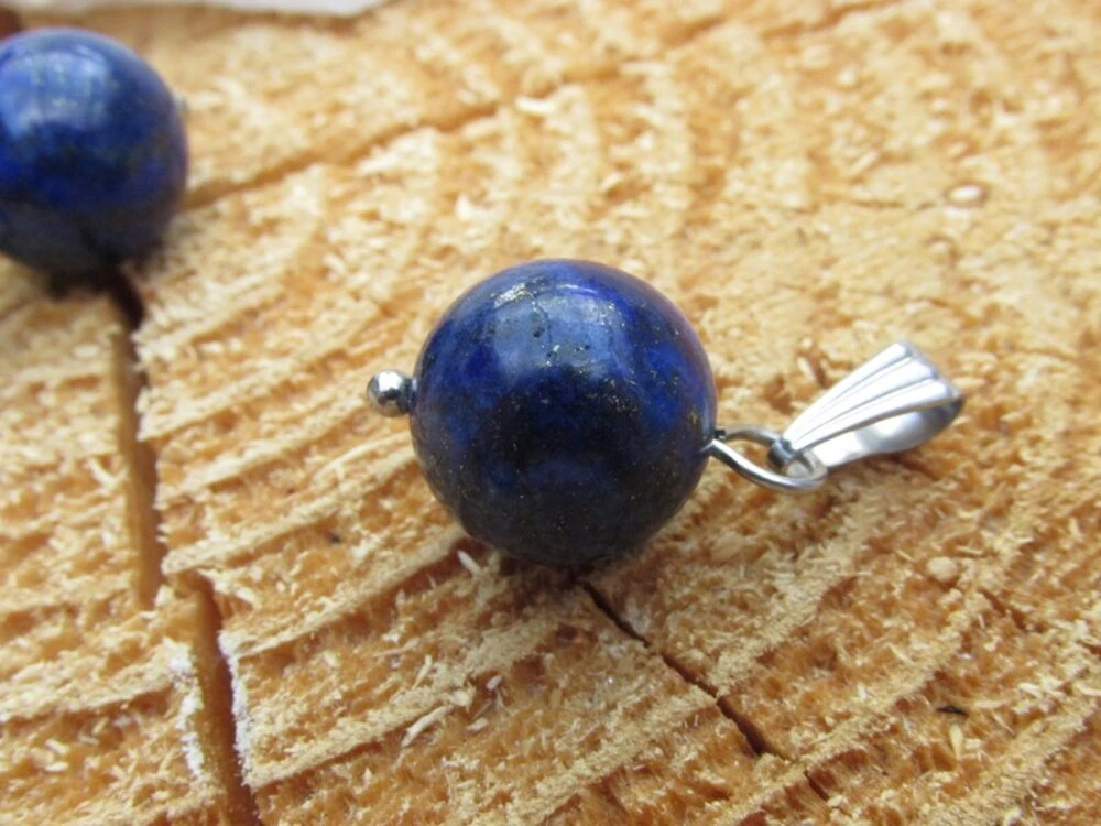 Lapis lazuli přívěsek  - kulička hladká, 12mm