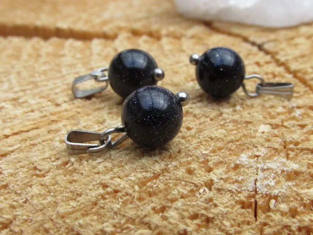 Onyx syntetický přívěsek - kulička hladká, 8mm